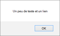 Le texte est affiché sans les balises HTML