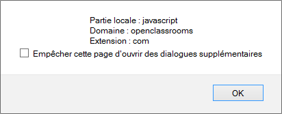 Les trois parties sont bien renvoyées